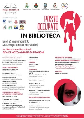 Convegno il 25 novembre a Melizzano 