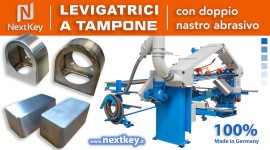 Satinatrici levigatrici a tampone con doppio nastro abrasivo