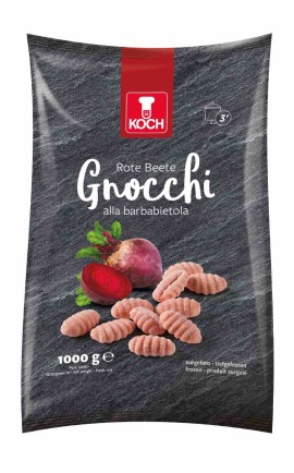 KOCH: novità in tavola con gli Gnocchi alla Barbabietola