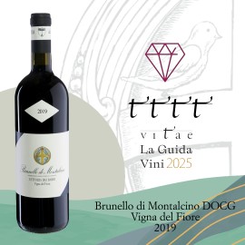 Brunello di Montalcino DOCG Vigna del Fiore 2019 Vino Gemma Quattro Viti per VITAE 2025