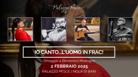 2 febbraio 2025: Io Canto… l’uomo in frac! [Omaggio a Domenico Modugno] a Palazzo Pesce, Mola di Bari