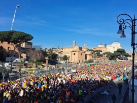 Statistiche e numeri della Acea Run Rome The Marathon: 127 nazioni, 50mila partecipanti