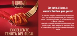 Barilla Al Bronzo: nella nuova campagna, la scarpetta diventa un gesto gourmet