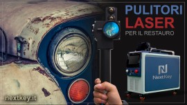 Servizio pulizia laser per motori e carrozzerie di auto d'epoca